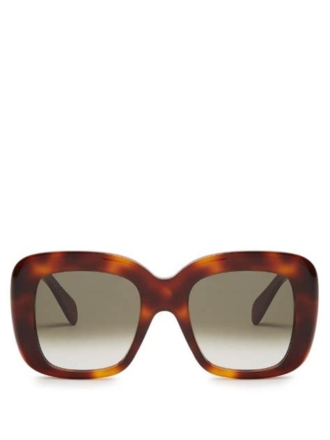 oversized d frame acetate sunglasses céline eyewear available here