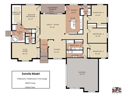 bedroom single story floor plans ranch house plans farmhouse floor plans garage apartment