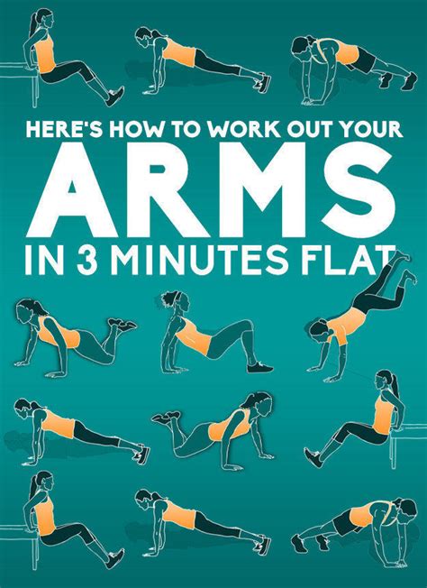 easy  minute workout   arms  pics