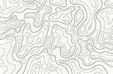 Topographic Map Contour Vector Outlines sketch template
