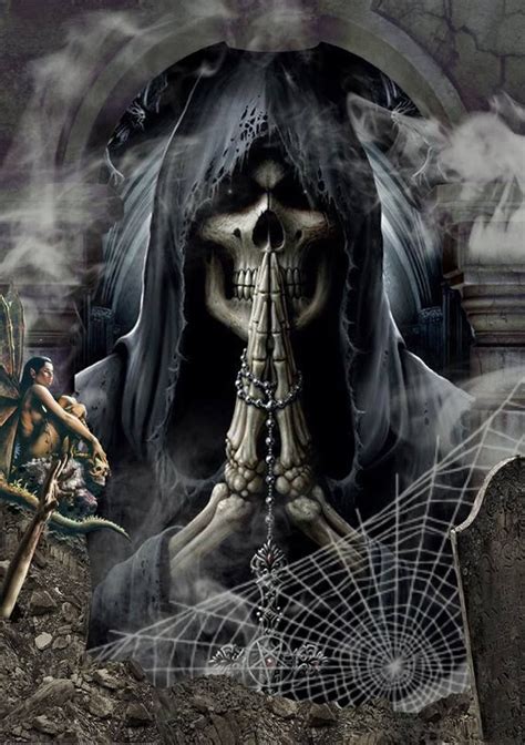 reaper images  pinterest grim reaper skulls  death
