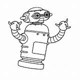 Roboter Kleurplaat Ausmalbild Robot Kostenlos Malvorlagen Letzte Leukvoorkids Coloring sketch template
