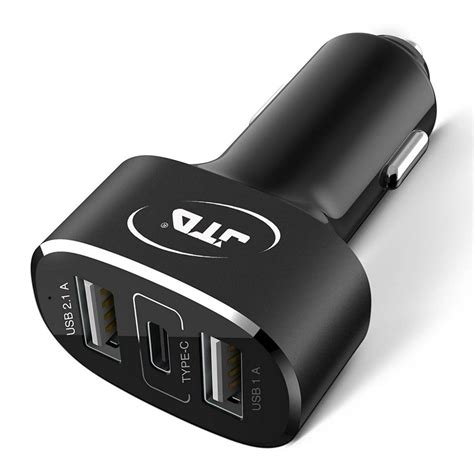 usb type  car charger jtd usb  amp   port usb rapid car charger adapter   fast