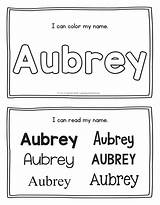 Aubrey Handwriting Tracing sketch template