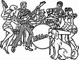 Band Archies Fights Wecoloringpage Archie sketch template