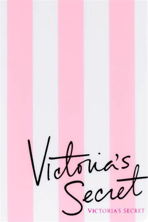 Victoria Secret Striped Logo Wallpaper