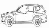 Bmw X3 Coloring Pages Cars Kids Car Super 收藏自 sketch template
