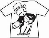 Monopoly Coloring Pages Man Getcolorings Getdrawings Drawing sketch template