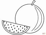 Melancia Watermelon Arbuz Frutas Desenho Anguria Melon Kolorowanka Prontas Drukuj sketch template