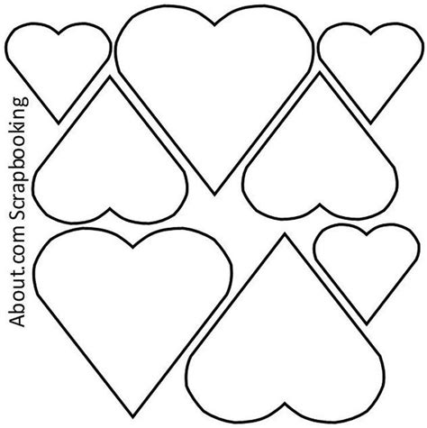 printable heart patterns for scrapbooking card making heart patterns