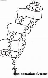 Tattoo Rosary Drawing Beads Designs Paintingvalley Getdrawings sketch template