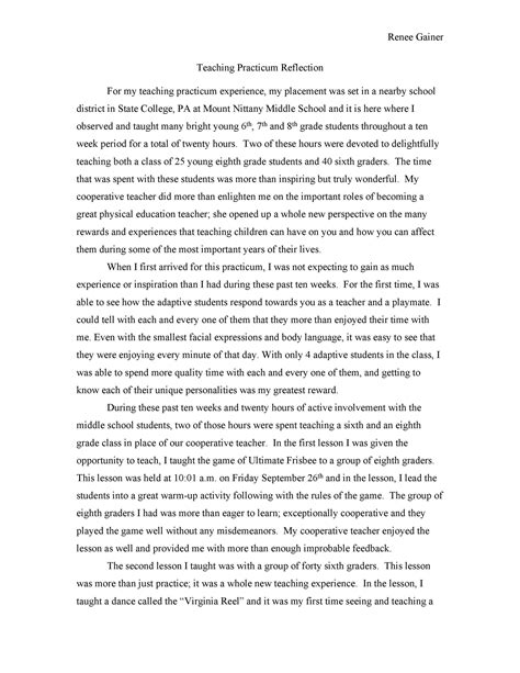 english reflection paper  english class reflection essay