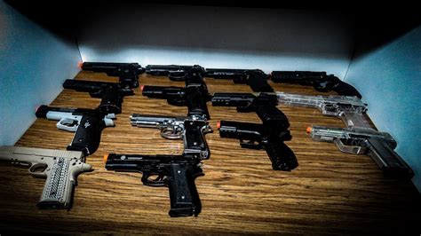 my airsoft pistol collection youtube