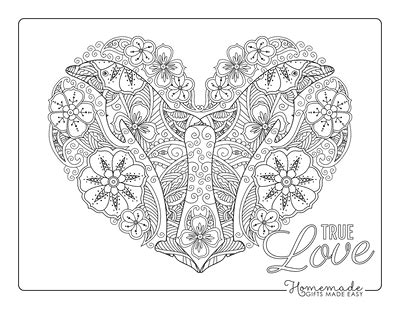 adorable heart coloring pages  kids adults