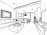 Skizze Innenarchitektur Innenraum 123rf Lizenzfreie Verkauft sketch template