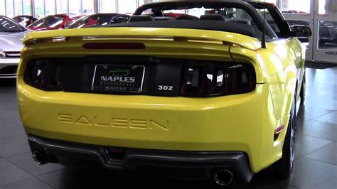 saleen  black label supercharged mustang youtube