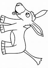 Donkey Coloring Pages Preschool Animals Cliparts Clipart Template Head Print Kindergarten Click Kids Crafts Library sketch template