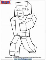 Coloring Steve Minecraft Pages Sketch Easter Printable Popular Paintingvalley Library Clipart sketch template