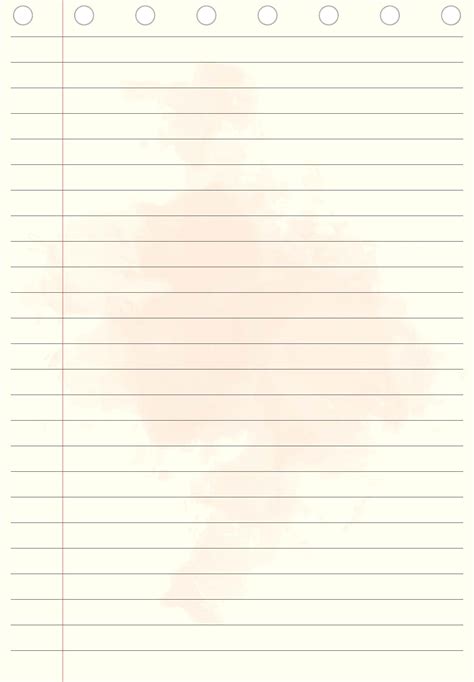full page printable lined paper