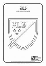 Coloring Mls Pages Logo Cool Logos Soccer Teams Clubs Seattle Sounders League Kids Template sketch template