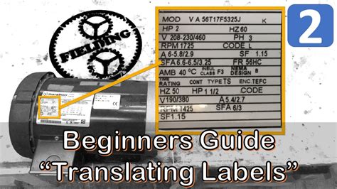 read  label  motors ultimate guide  electric motors  youtube