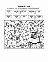 Division Coloring Worksheets Grade Color Number Printable Printables Math Digit Fun Two Long Worksheet 5th Puzzle Mystery Critical Thinking Do sketch template