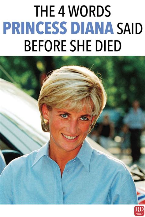 these were the four words princess diana said before she died — her