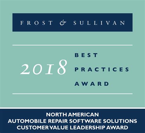 mitchell  commended  frost sullivan  enhancing productivity  auto repair businesses