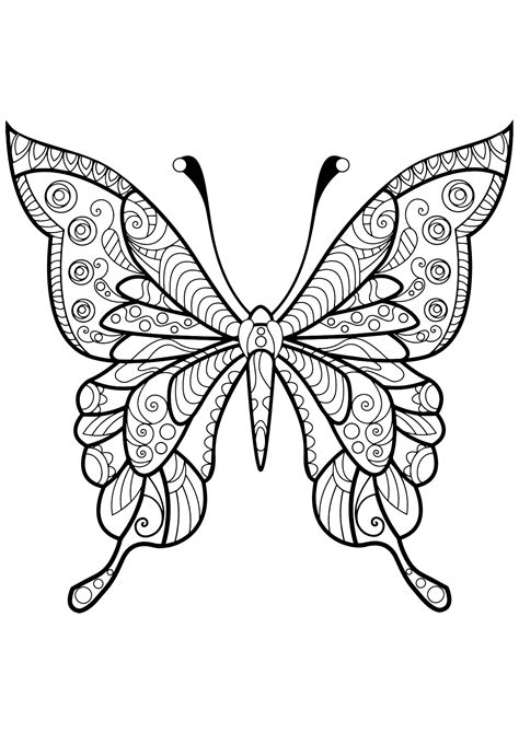 butterfly coloring pages   butterflies kids coloring pages
