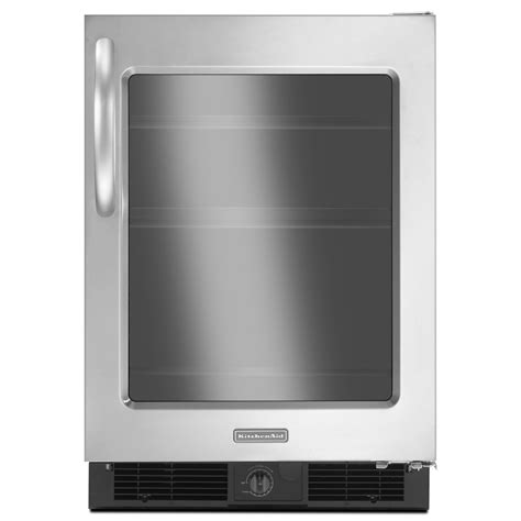 kitchenaid kurgrwbs  cu ft undercounter refrigerator stainless steel