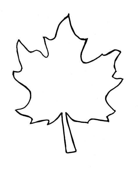 small leaf template