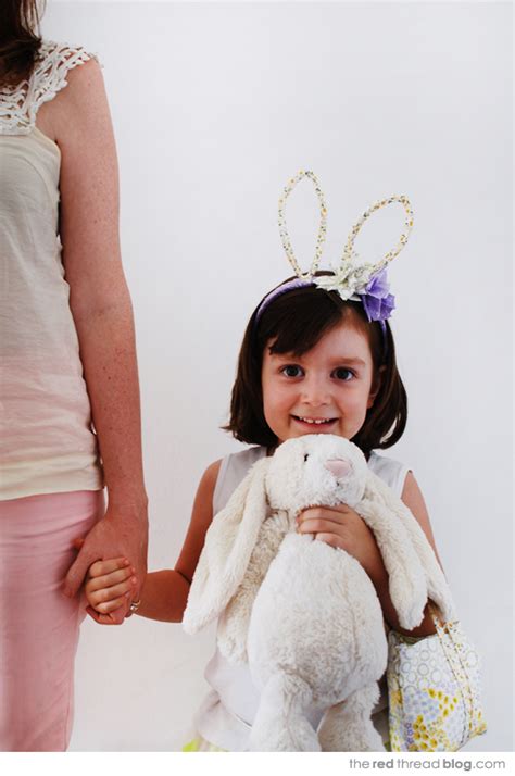 tutorial sweet easter bunny costume  egg hunt bag   scout