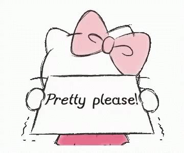 pretty   kitty gif prettyplease hellokitty discover