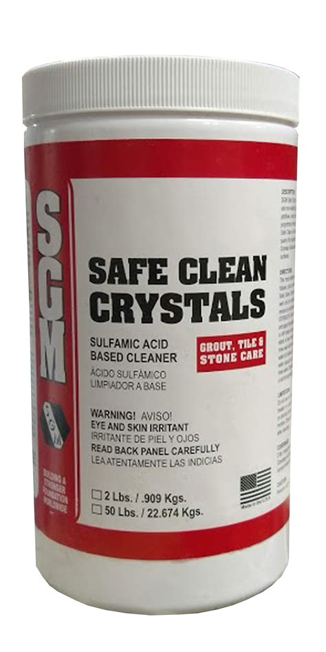 safe clean crystals sgm