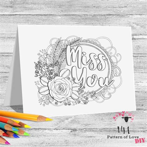 coloring printable note cards etsy   printable note