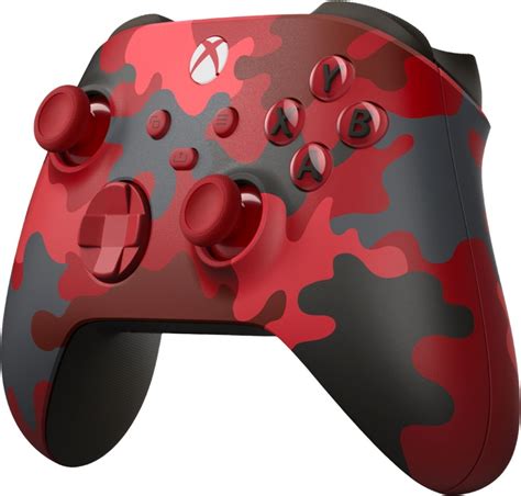 Control Xbox Series X S Daystrike Camo Rojo Edición Especial Gamers
