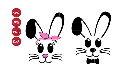 bunny face bundle easter bunny graphic  army custom creative fabrica