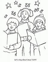 Coloring Pages Singing Sing Jesus Phlebotomy Color Birth Children Colouring Let Library Clipart Template Prints Comments Coloringhome Line sketch template
