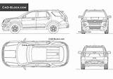 Explorer Ford Drawing Cad Block Drawings Autocad Car  Cars Dwg Paintingvalley Explore sketch template