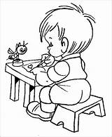 Bimbi Disegno Enfants Stampare Coloriages Lescoloriages Coloratutto Cartoni Animati sketch template