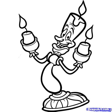 lumiere coloring pages  print lumiere beauty   beast beauty