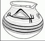 Coloring Pot Pottery Pages Stunning Getcolorings Getdrawings sketch template