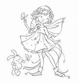 Stamps Coloring Pages Digital Cute Fairy Digi Whimsy Fedotova Marina Drawings Illustrations Girls Fairies Psd Adult Cliparts Colorful Colouring Little sketch template