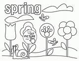 Seasons Kindergarten Coloringhome Coloriage Insertion sketch template