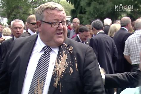 christchurch man who threw muck on gerry brownlee is a