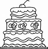 Cake Coloring Pages Birthday Outline Wedding Drawing Cartoon Printable Kids Worksheet Clipartmag Print Fireman Extinguishing Vector Popular Worksheeto sketch template