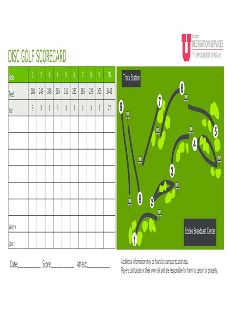 printable disc golf score cards printable world holiday