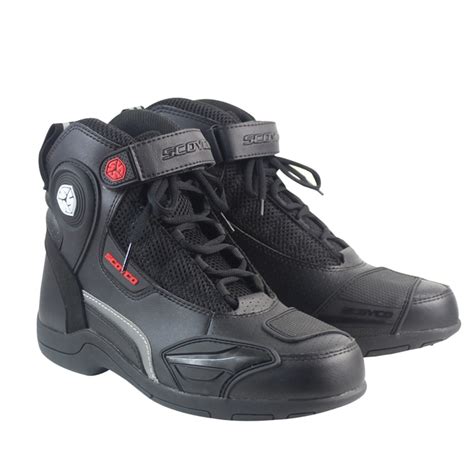 scoyco mbt moto racing leather motorcycle boots shoes