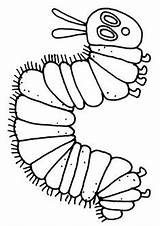 Caterpillar Carle Chenille Raupe Trous Nimmersatt Faisait Didático Affamée Momjunction sketch template