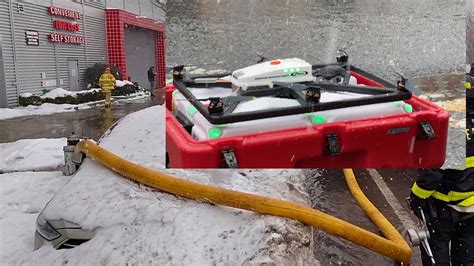 fdny drone fdny brooklyn  alarm box  fire   commercial  hydrants blocked